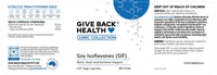 Give Back Health Soy Isoflavones | Mr Vitamins
