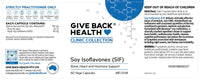 Give Back Health Soy Isoflavones | Mr Vitamins