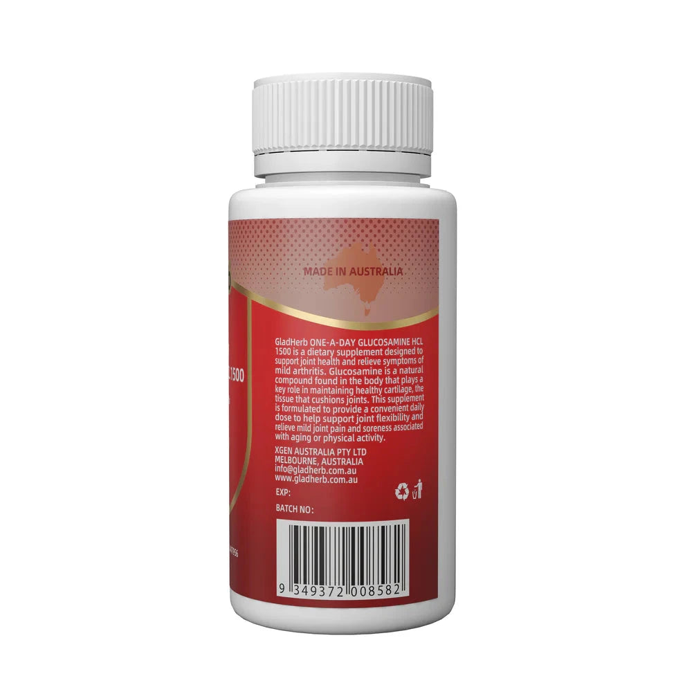 Gladherb One-A-Day Glucosamine HCL 1500