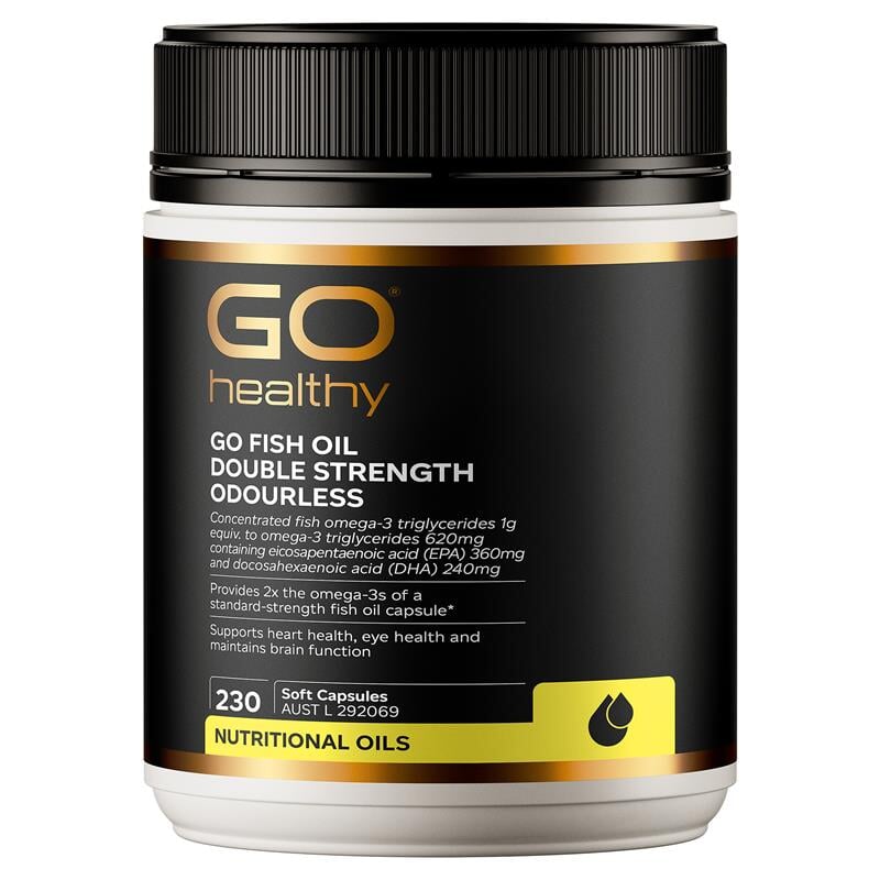 GO Fish Oil Double Strength Odourless | Mr Vitamins