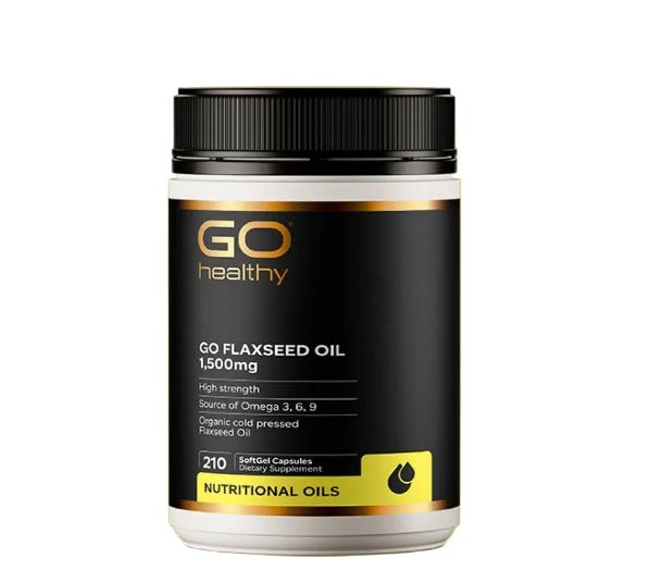 GO Flaxseed Oil 1500mg | Mr Vitamins