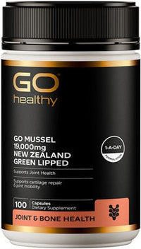 GO Healthy GO Mussel Nz Green Lipped 520mg | Mr Vitamins