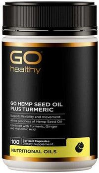 GO Healthy Hemp Seed Oil Plus Turmeric | Mr Vitamins