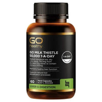 GO Healthy Milk Thistle 50000mg 1 A Day | Mr Vitamins