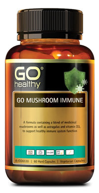 GO Healthy Mushroom Immune | Mr Vitamins