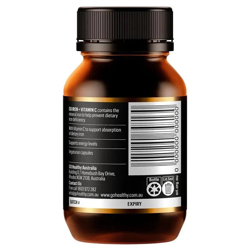 GO Iron Vit C 1-A-DAY | Mr Vitamins