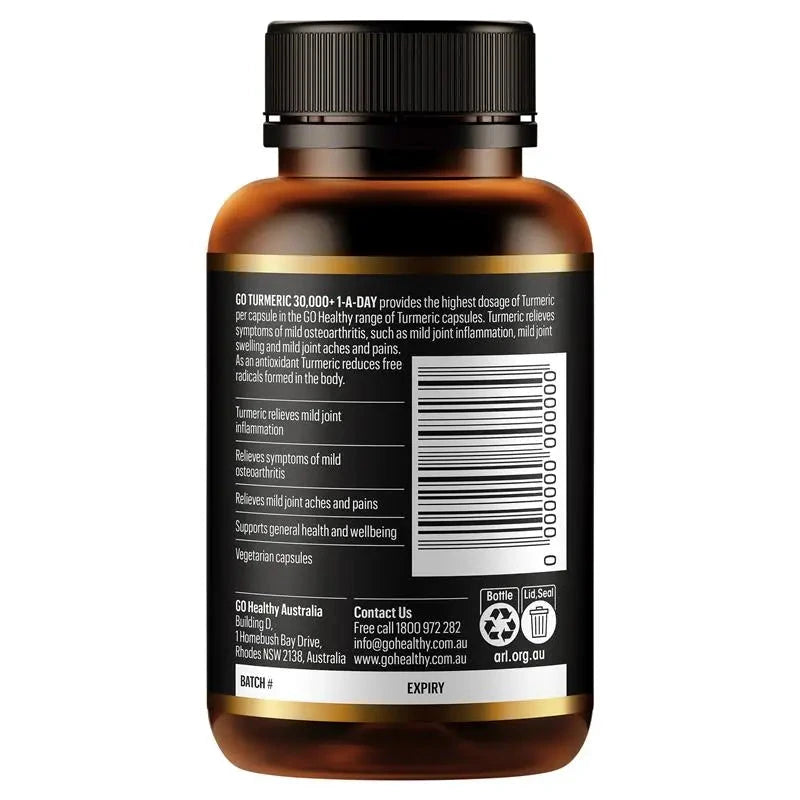 GO Turmeric 30,000 1-A-Day | Mr Vitamins
