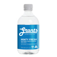 Grants Alcohol Free Natural Mouthwash Mint Flavoured | Mr Vitamins