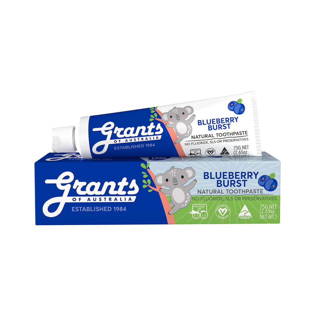 Grants Kids Natural Toothpaste Blueberry Burst