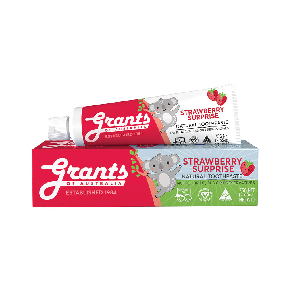 Grants Kids Natural Toothpaste Strawberry