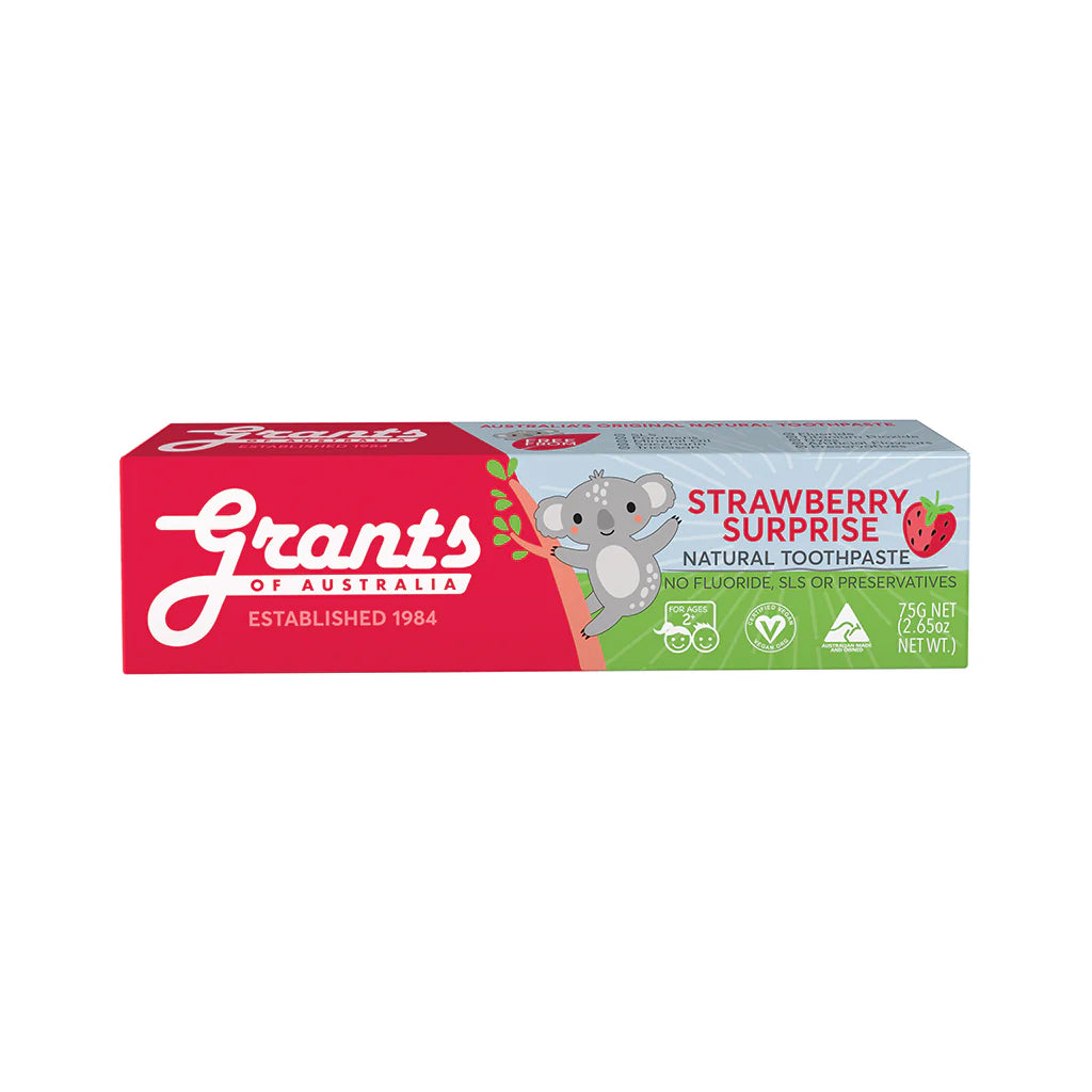 Grants Kids Natural Toothpaste Strawberry