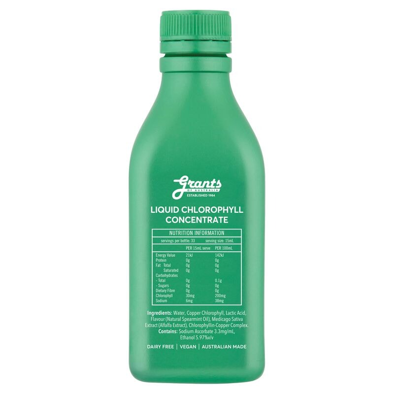 Grants Liquid Chlorophyll Concentrate Spearmint Flavoured | Mr Vitamins