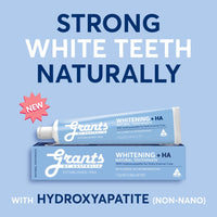 Grants Natural Whitening Toothpaste with HA+ Travel size | Mr Vitamins