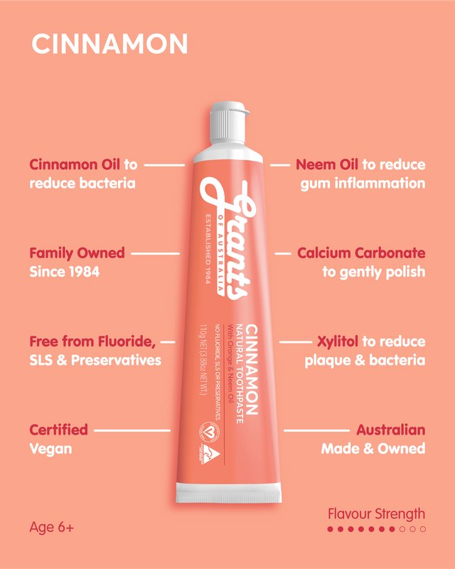 Grants Toothpaste Tube Cinnamon | Mr Vitamins