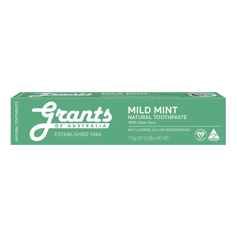 Grants Toothpaste Tube Mild Mint