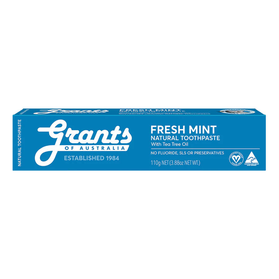 Grants Toothpaste Tube without Fluoride Freshmint