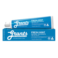 Grants Toothpaste Tube without Fluoride Freshmint