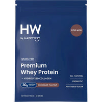 HAPPY WAY Men's Premium Whey Protein Powder Chocolate