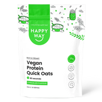 HAPPY WAY Vegan Protein Quick Oats Chocolate