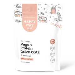 HAPPY WAY Vegan Protein Quick Oats Vanilla