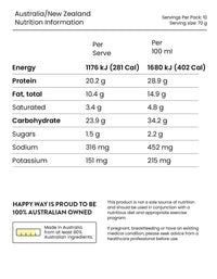 HAPPY WAY Vegan Protein Quick Oats Vanilla