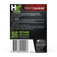 He Testo Plus Formula 30 Tablets | Mr Vitamins