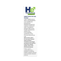 He Testo Plus Formula 30 Tablets | Mr Vitamins