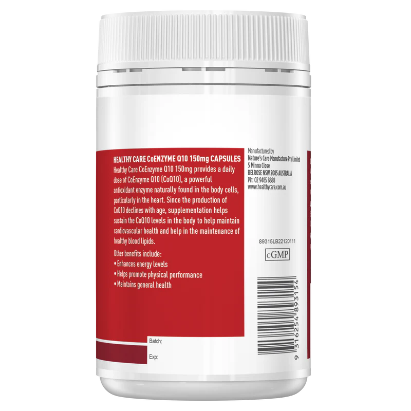 Healthy Care CoQ10 150mg