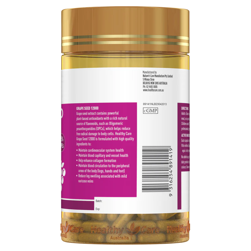 Healthy Care Grape Seed 12000