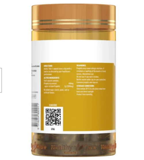 Healthy Care Propolis 2000mg 200 Capsules