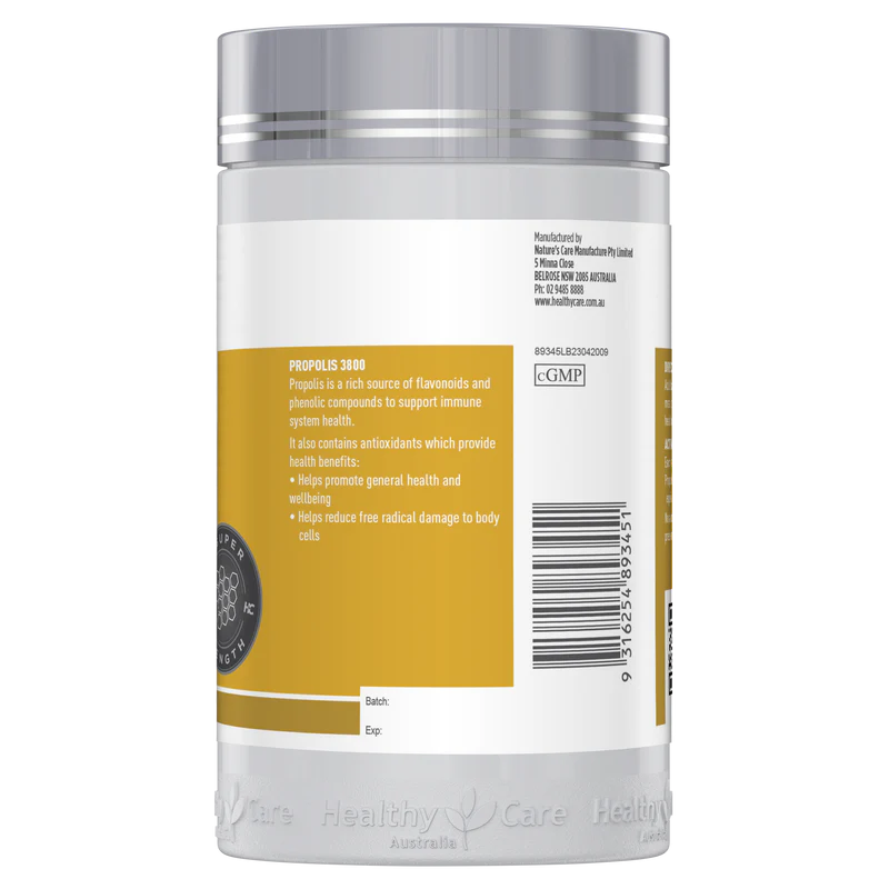 Healthy Care Propolis 3800mg Capsules