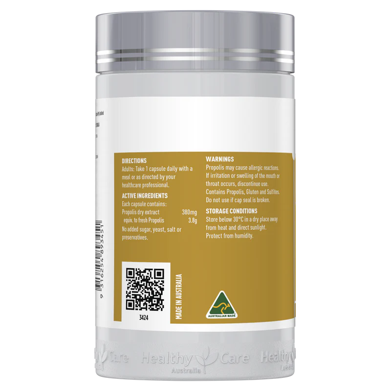 Healthy Care Propolis 3800mg Capsules