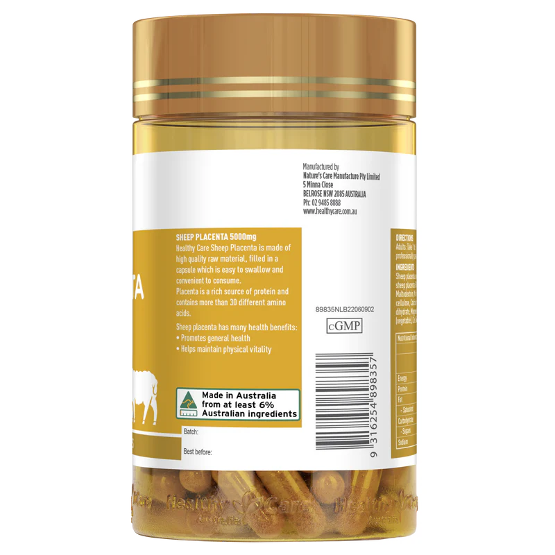 Healthy Care Sheep Placenta 5000mg