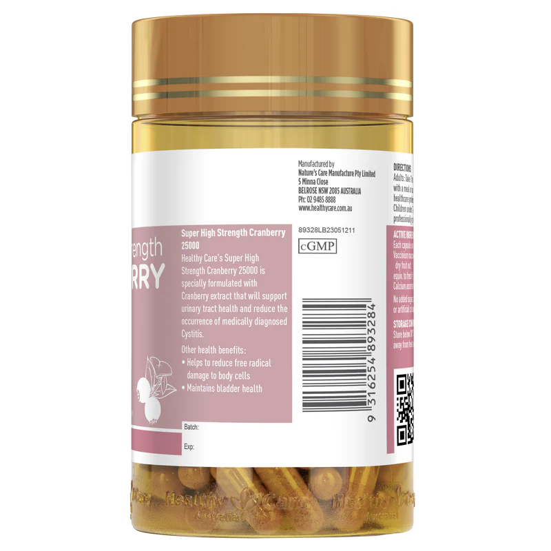Healthy Care Super Cranberry 25000