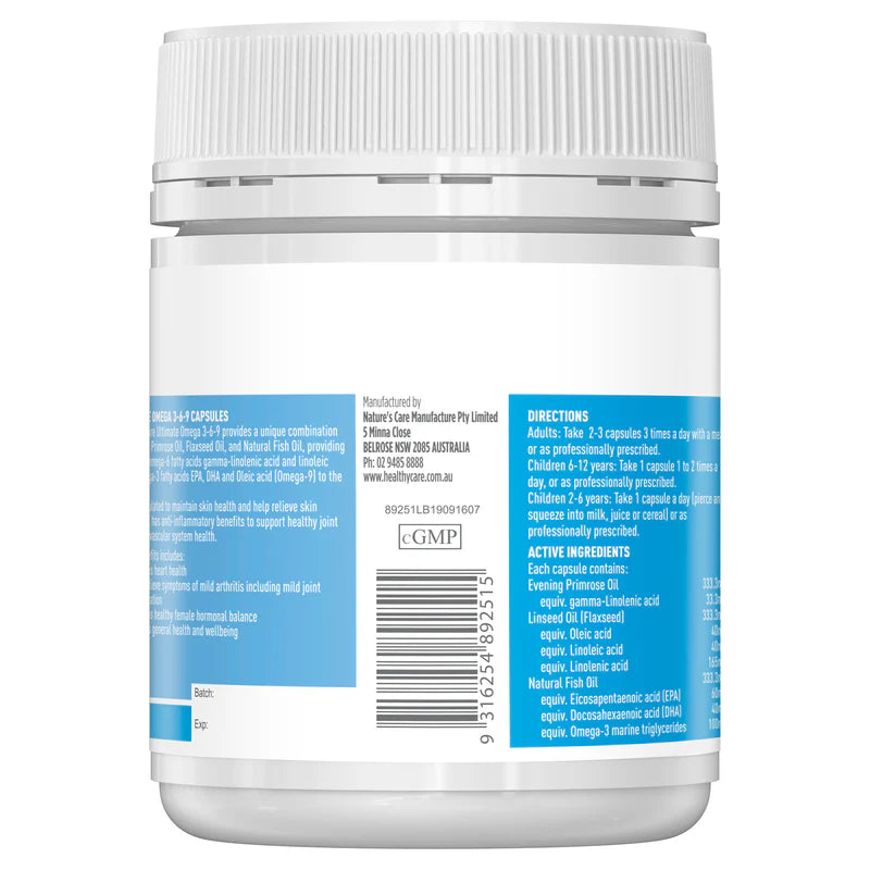 Healthy Care Ultimate Omega 3-6-9
