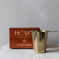 Heart Theraputics Premium Gold Teacup Infuser | Mr Vitamins