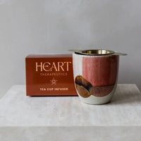 Heart Theraputics Premium Gold Teacup Infuser | Mr Vitamins