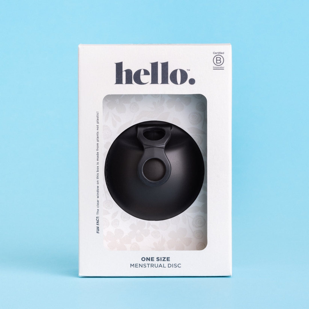 Hello Period Disc Black