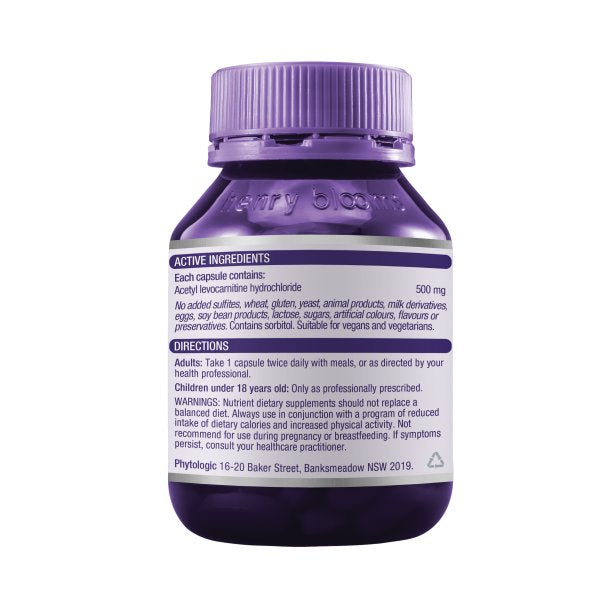 Henry Blooms Acetyl L Carnitine 500 | Mr Vitamins