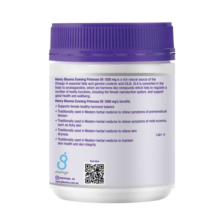Henry Blooms Evening Primrose Oil 1000mg | Mr Vitamins