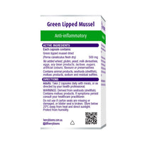 Henry Blooms Green Lipped Mussel | Mr Vitamins