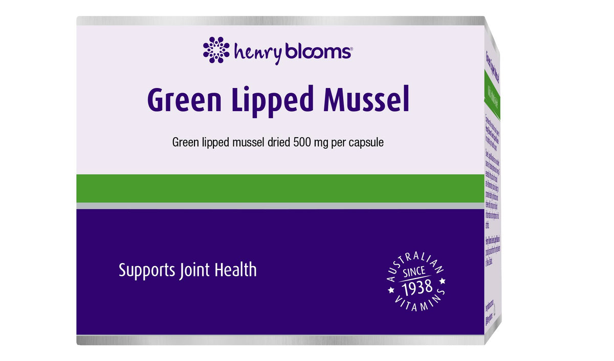 Henry Blooms Green Lipped Mussel 500mg | Mr Vitamins