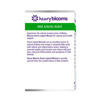 Henry Blooms Green Lipped Mussel | Mr Vitamins
