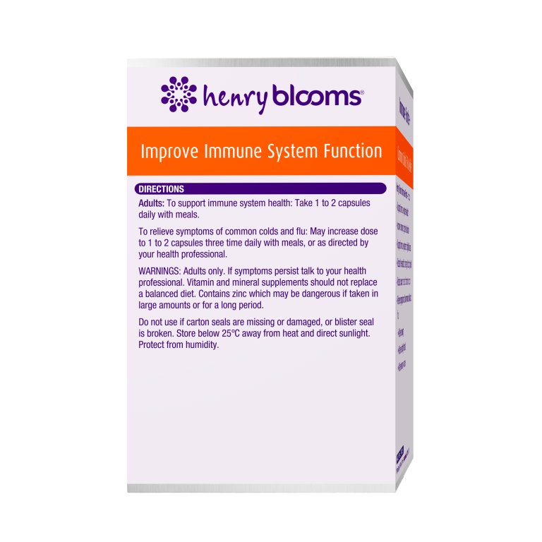 Henry Blooms Immune Forte+ | Mr Vitamins