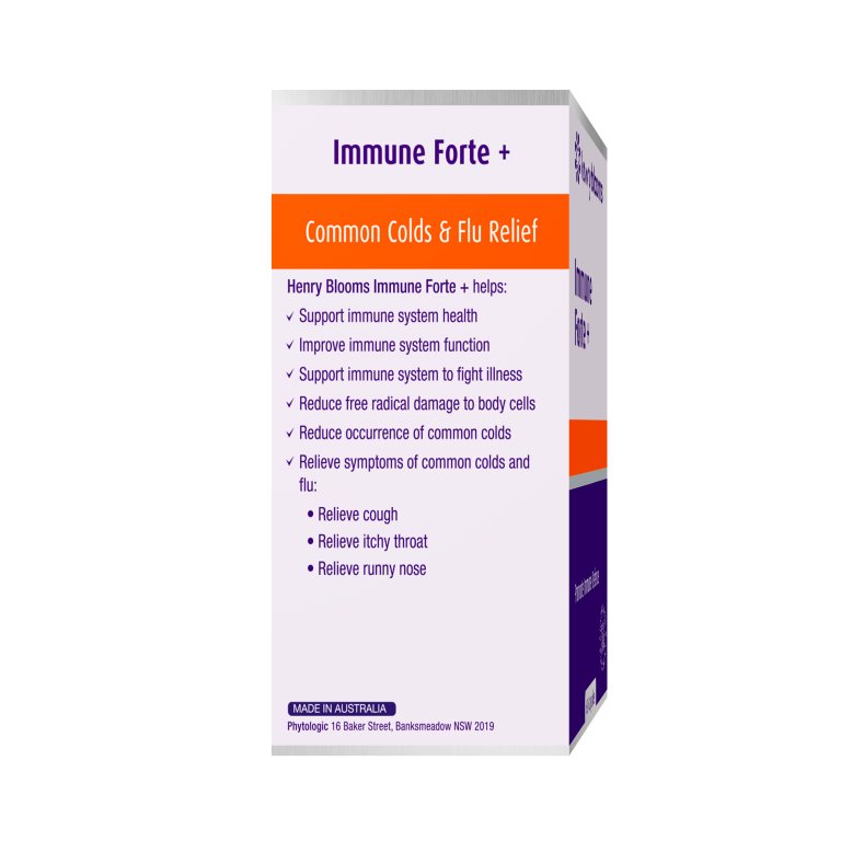 Henry Blooms Immune Forte+ | Mr Vitamins