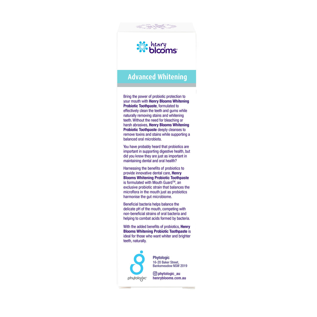 Henry Blooms Probiotic Toothpaste | Mr Vitamins