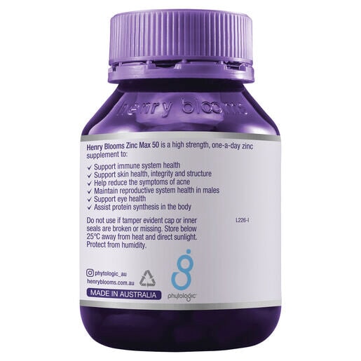 Henry Blooms Zinc Max | Mr Vitamins