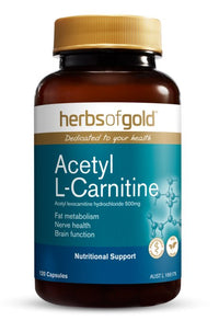 Herbs Of Gold Acetyl L-Carnitine | Mr Vitamins
