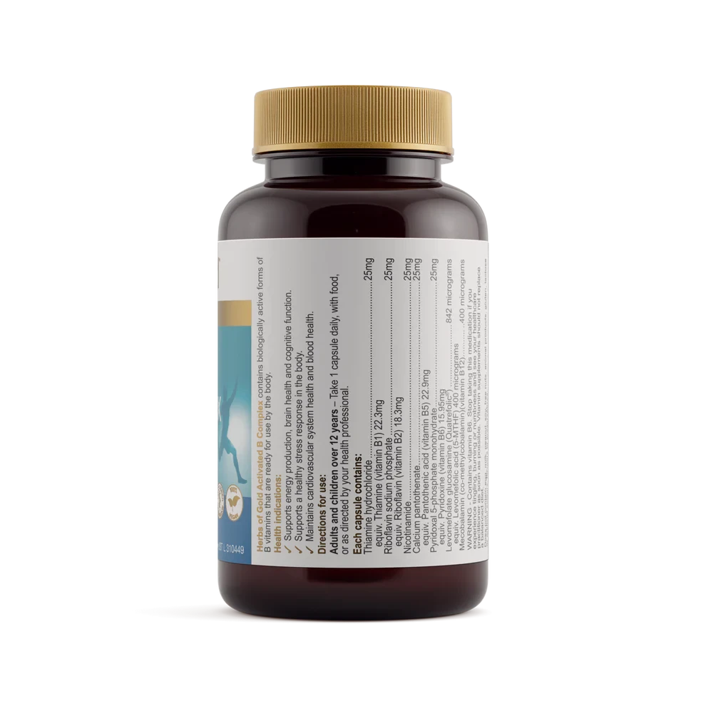 Herbs Of Gold Activated B Complex | Mr Vitamins