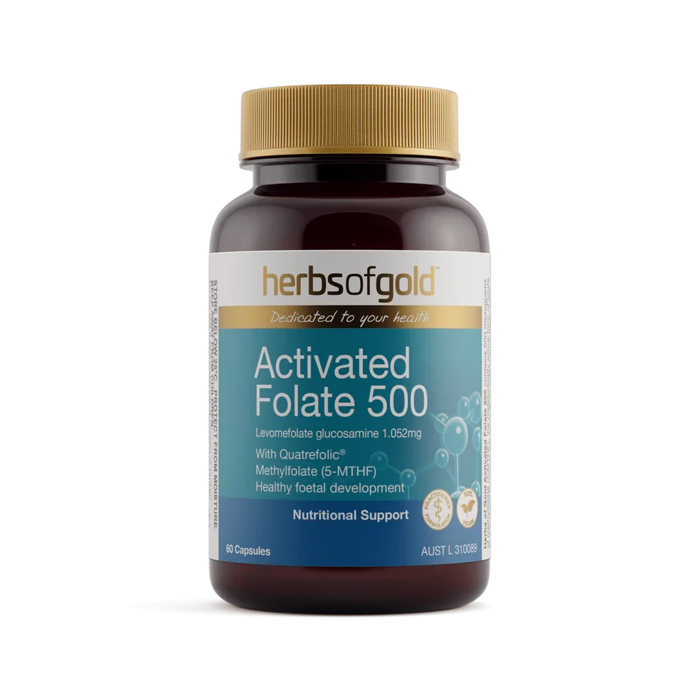 Herbs Of Gold Activated Folate 500 | Mr Vitamins